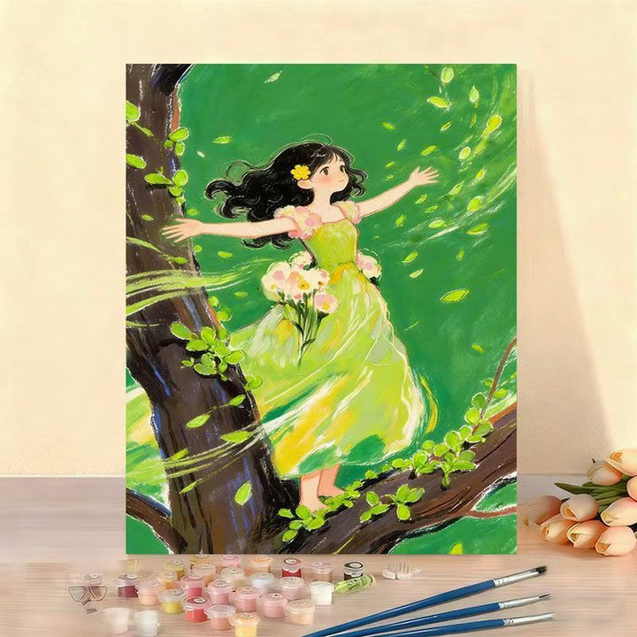 DIY Fairy Tale Canvas Painting Kit Kalsten