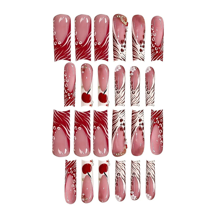 Decorative Press-On Nail Set Kalsten