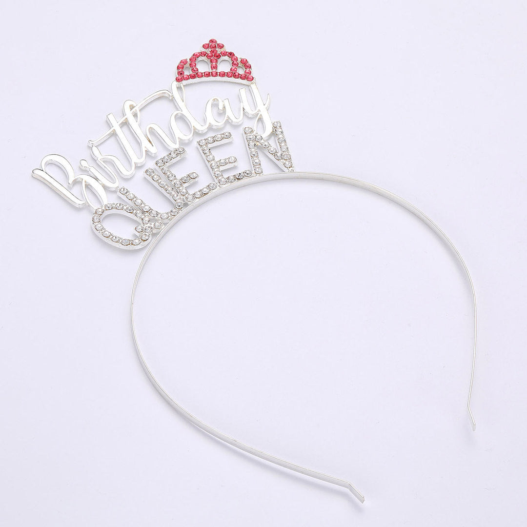 Ladies Glitter Headband with "Birthday Queen" lettering Kalsten