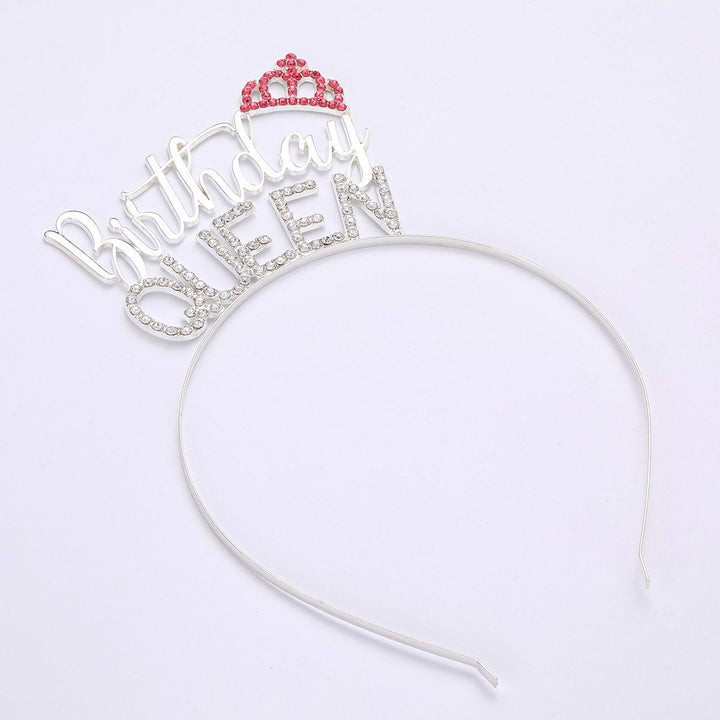 Ladies Glitter Headband with "Birthday Queen" lettering Kalsten