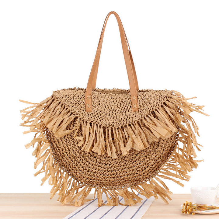 Bast crossbody bag with fringed design Kalsten