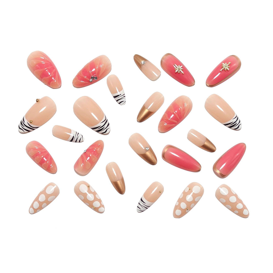 Artificial nails with luxurious decorations and elegant design Kalsten