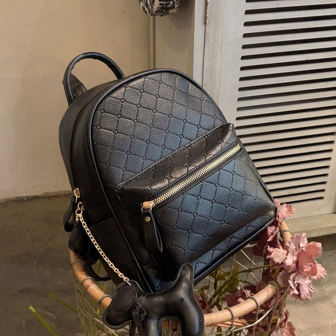 Stylish Textured Mini Backpack Kalsten