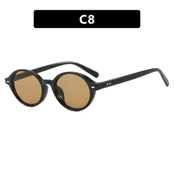 Women's round sunglasses with modern design and polarized lenses Kalsten