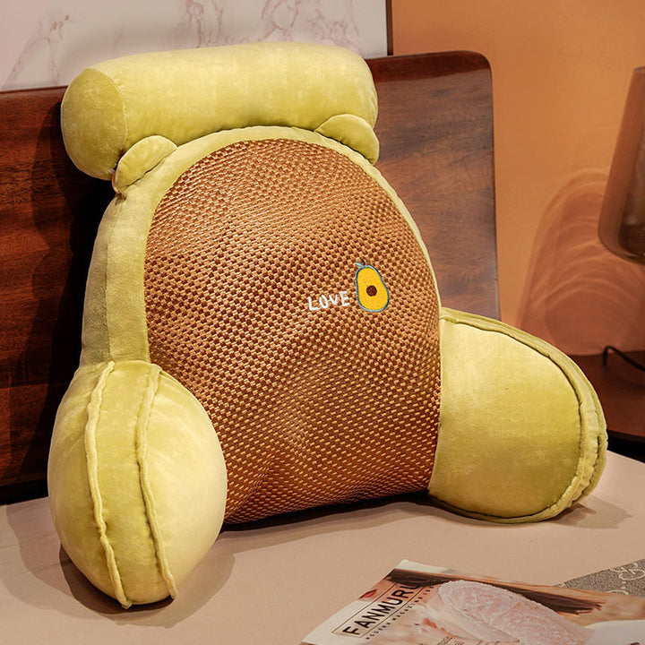 Cozy back support pillow with bear motifs Kalsten