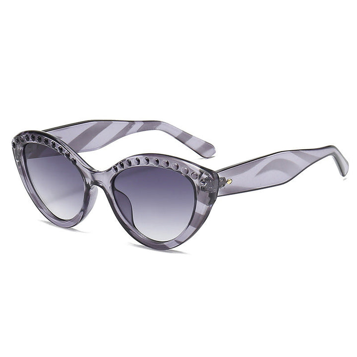 Women Cat-Eye Sunglasses with Glittering Details Kalsten