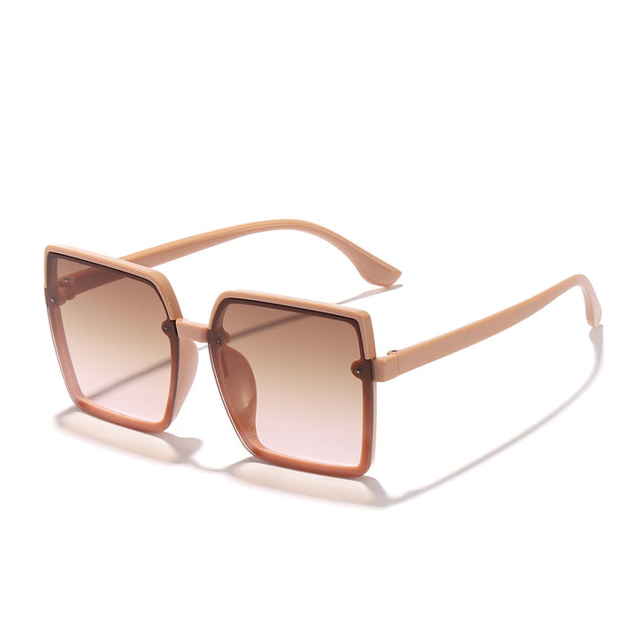 Ladies square sunglasses with UV protection and elegant frame structure Kalsten