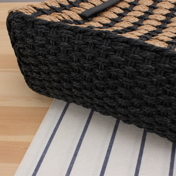 Elegant Straw Bag with Chic Design Kalsten