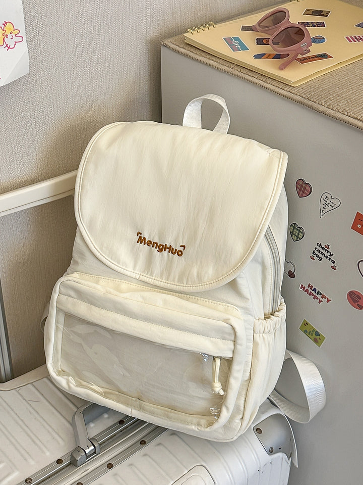 Multi-Functional Transparent Pocket School Backpack