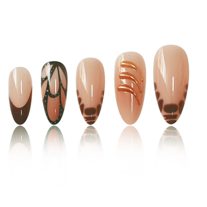 Chic Decorative Press-On Nail Art Kalsten