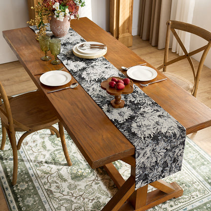 Elegant Floral Patterned Table Runner