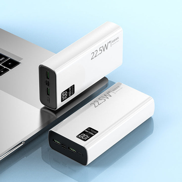 Portable Multi-Slot Power Bank with Digital Charging Status Indicator Kalsten