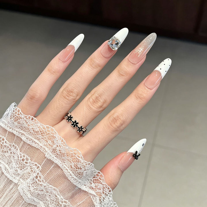 Elegant Long Stiletto Press-On Nail Extensions Kalsten
