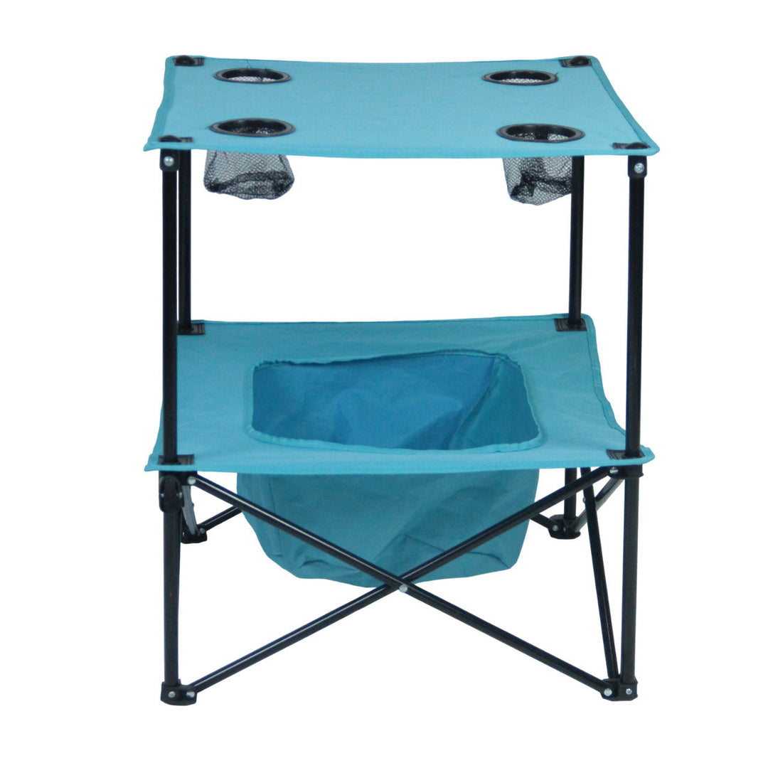 Camping table with integrated cup holders Kalsten
