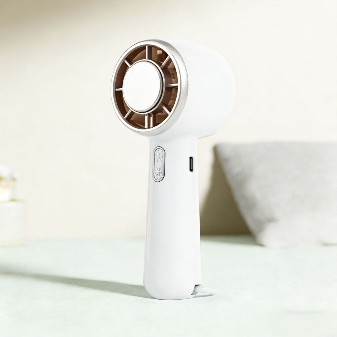 Women Portable Hand Fan with Ergonomic Design and USB Charging Function Kalsten