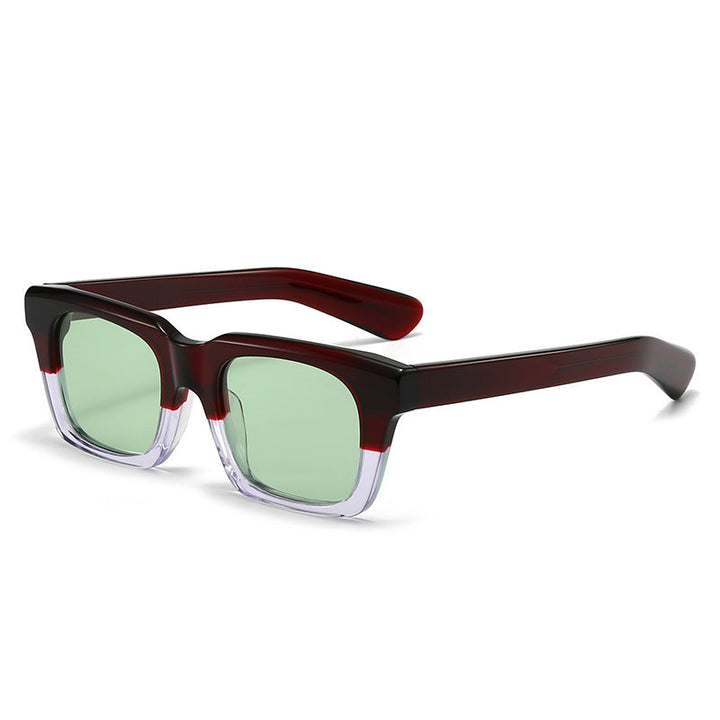 Women's square sunglasses with clear gradient and UV protection Kalsten