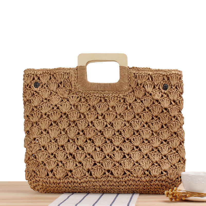 Macrame Tote Bag with Stylish Handle Kalsten