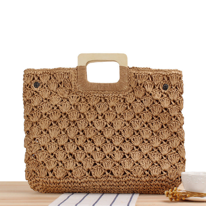 Macrame Tote Bag with Stylish Handle Kalsten