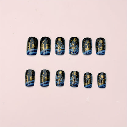 Artistic Holiday-Themed Nail Art Acalora 1788155601