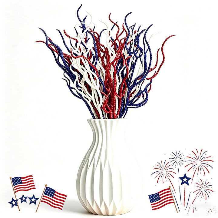 Unisex nan glittering decorative branches made of plastic flexible decoration stems for vase Kalsten