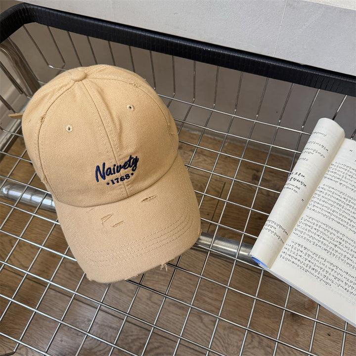 Men's Distressed Cotton Baseball Hat Kalsten