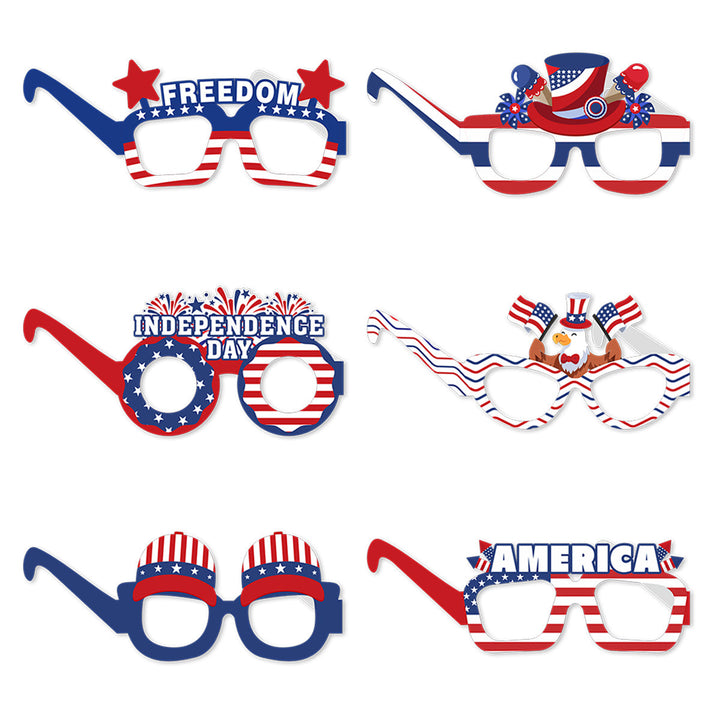 Women creative photo glasses for patriotic celebrations Kalsten