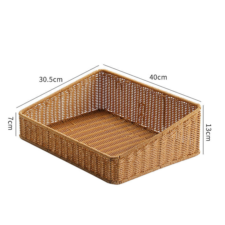 Elegant Woven Storage Tray Kalsten