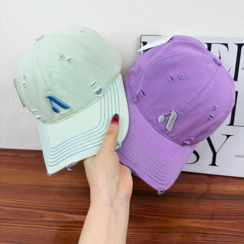 Men's Distressed Denim Style Cap Kalsten