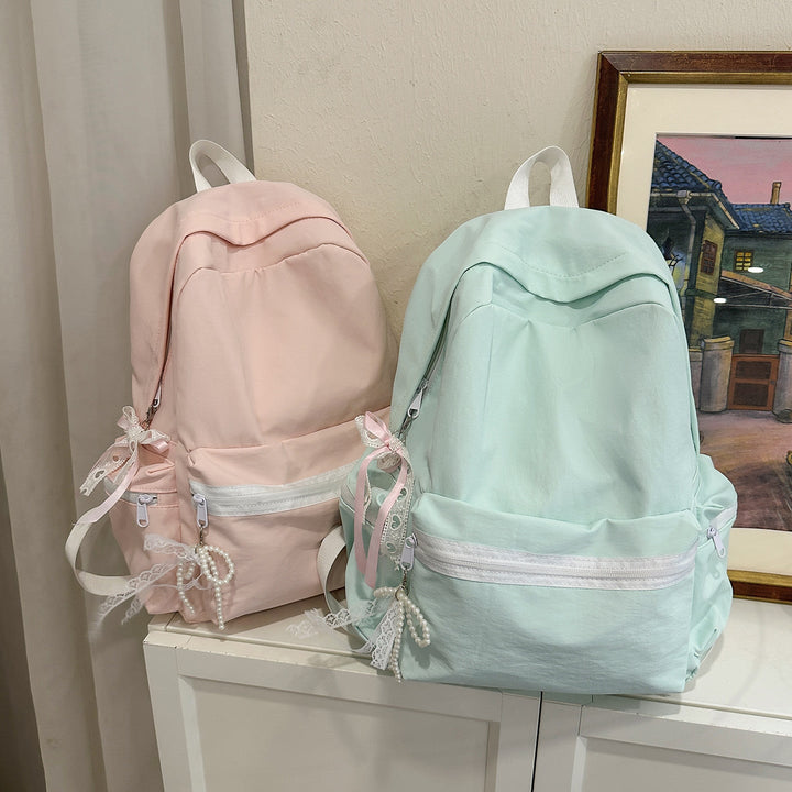 Decorative Bow-Detail Backpack Kalsten