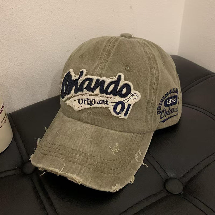 Unisex Distressed Vintage-Style Baseball Cap Kalsten