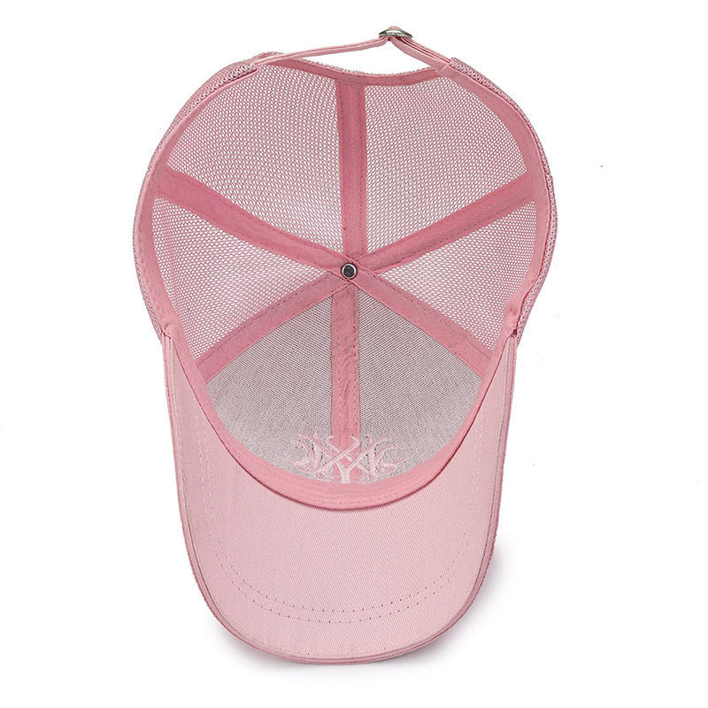 Women's Sporty Trucker Cap with Breathable Mesh Back Kalsten