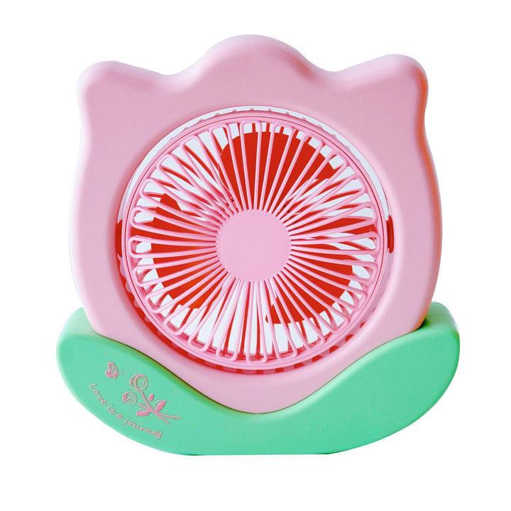 Unisex Portable Mini Table Fan in Flower Pattern Kalsten