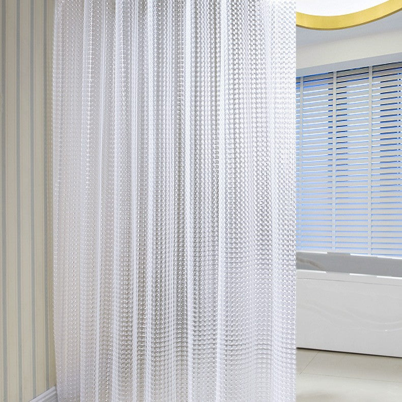 Textured Water-Repellent Shower Curtain Kalsten