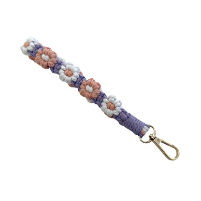 Floral Macrame Keychain Strap Acalora 1788942629