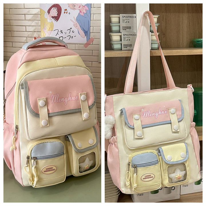 Multi-Functional Anime-Inspired School Backpack