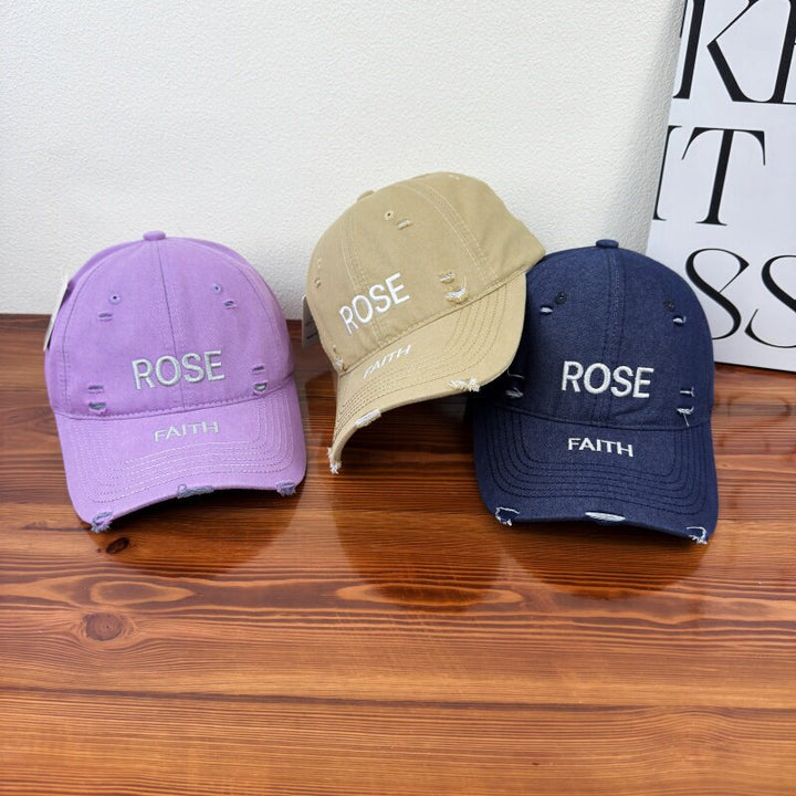 Women's Distressed Graphic Adjustable Cap Kalsten