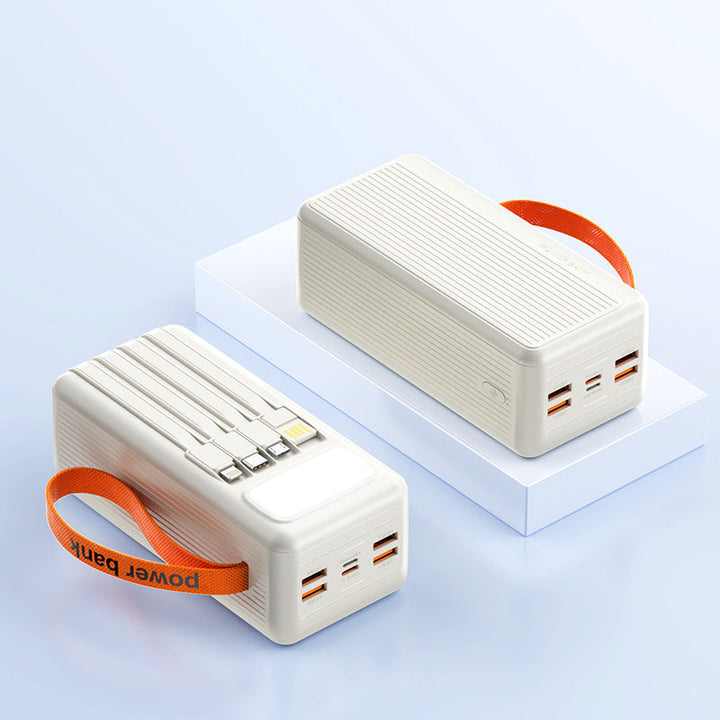 Multifunctional Solar Power Bank with Integrated USB Cable Kalsten