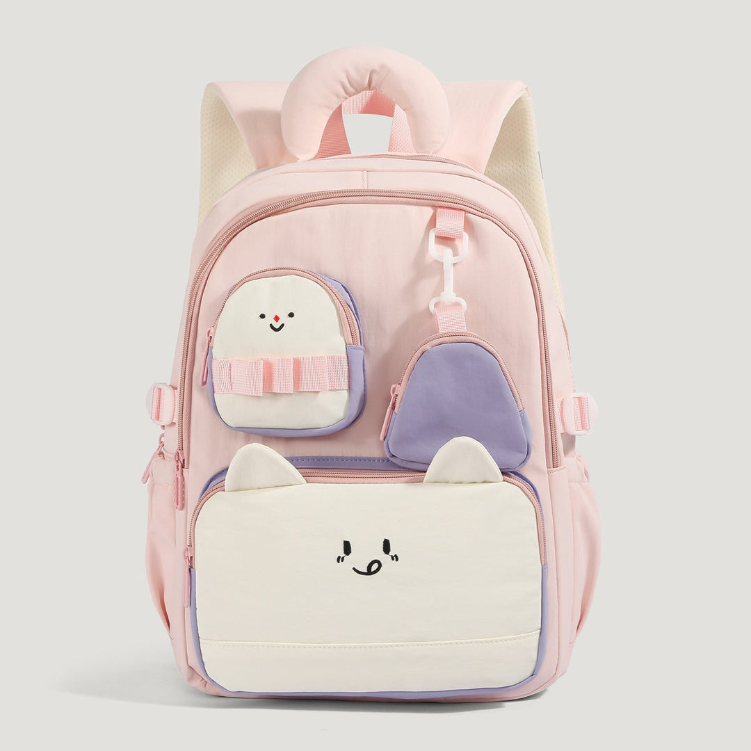 Children's Cute Animal-Inspired Multi-Pocket School Backpack