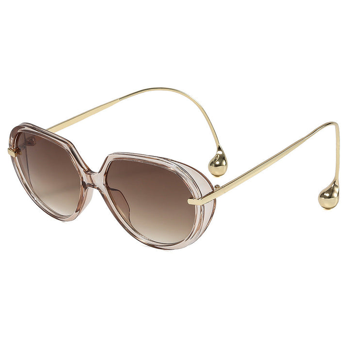 Women's Cat-Eye Sunglasses with Golden Accents and Stylish Frame Kalsten