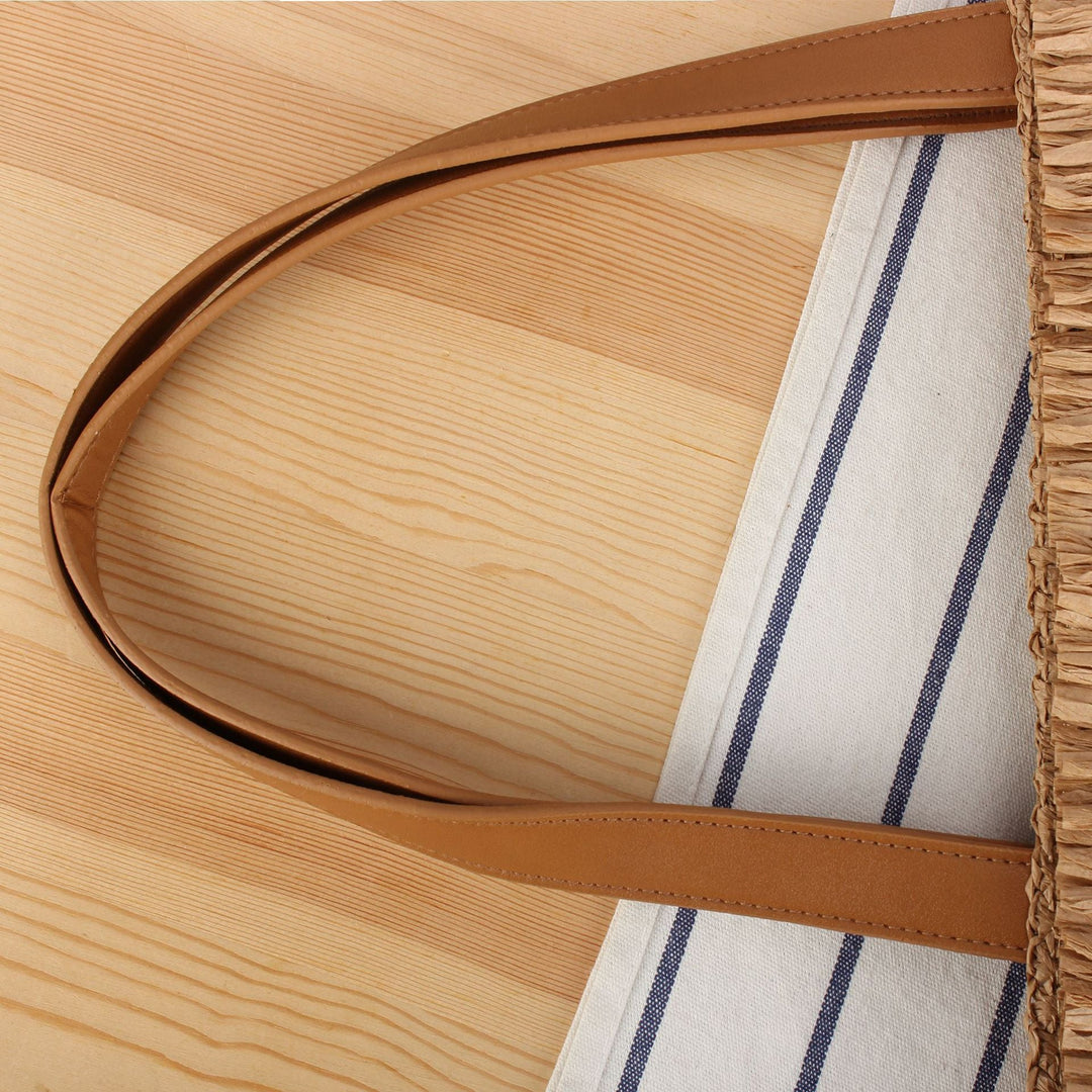 Large shopping bag with stylish fringes Kalsten