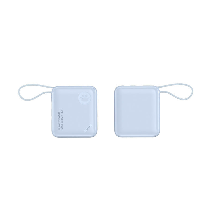 Compact power bank with fast charging function and carrying strap Kalsten