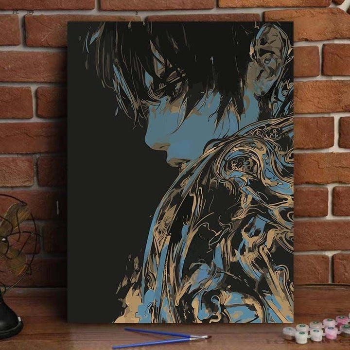 Abstract Art Portrait Canvas Print Kalsten