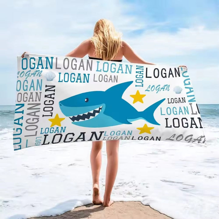 Beach towel with unique graphic pattern Kalsten