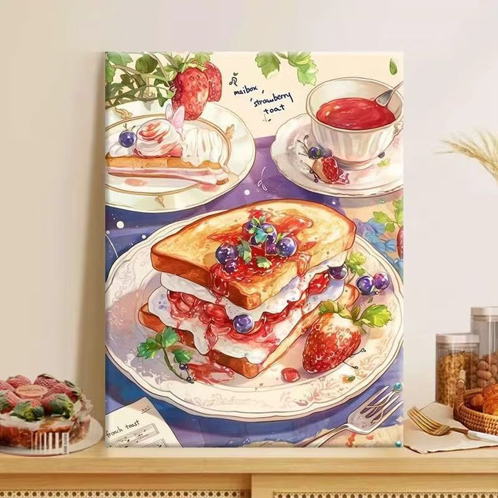Gourmet Dessert-Themed Wall Art Kalsten
