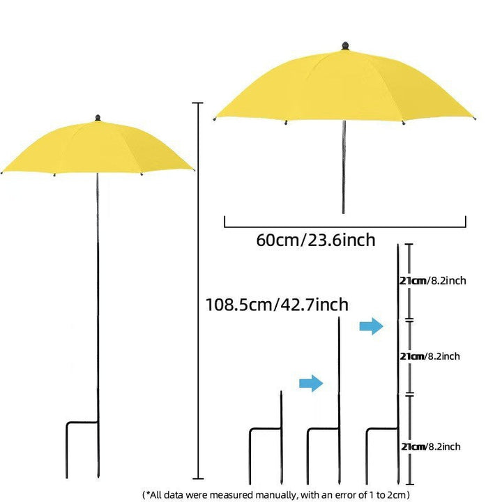 Women's sun protection umbrella with flexible tripod Kalsten