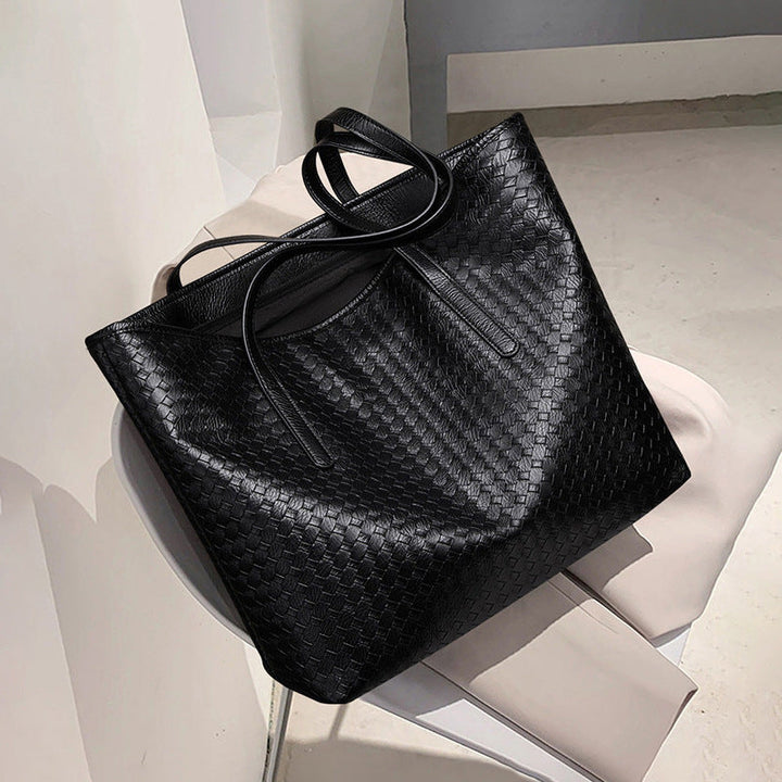 Woven Leather Tote Bag Kalsten