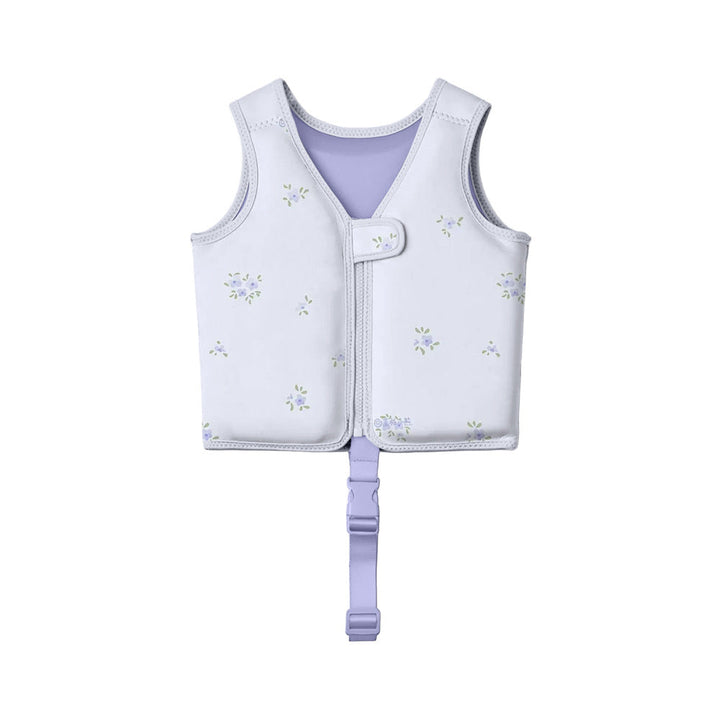 Adjustable Floral Print Swim Vest
