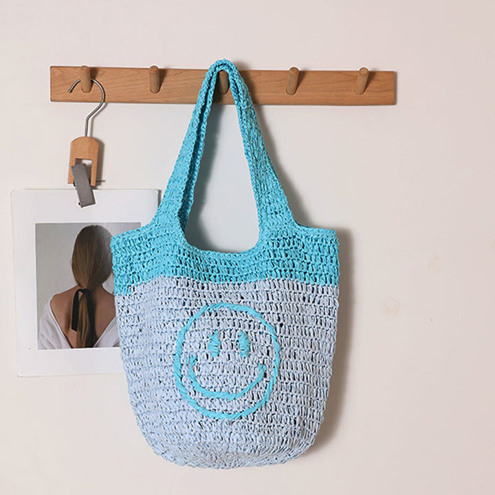 Hand-knotted shopping bag with casual design Kalsten