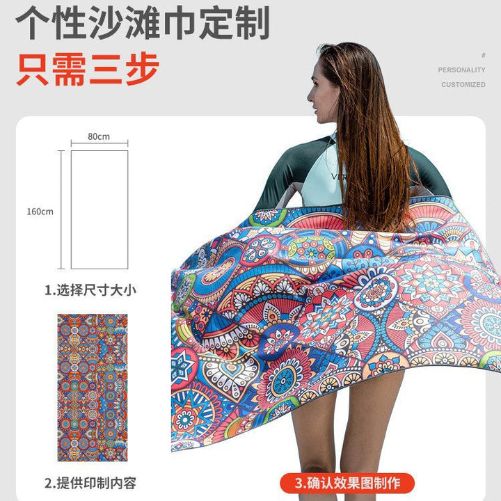 individual beach towel with unique design Kalsten