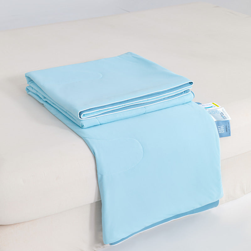 Unisex nan breathable summer blanket with cooling microfiber filling and light quilting Kalsten
